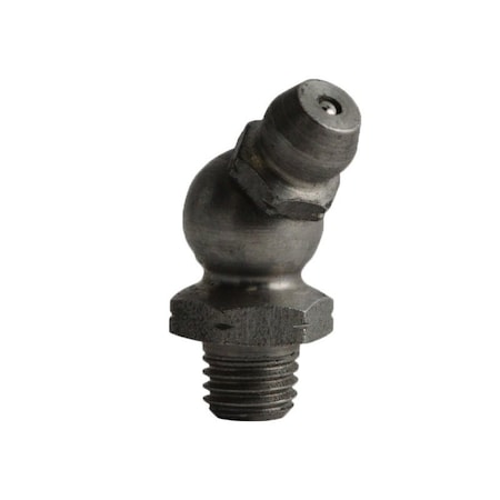 Heritage Industrial Grease Fitting, 1/4"-28SAE-LT 45D SS PV H1637S